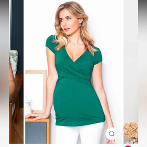 Maternity & Nursing V-neck Top Sz 4/6